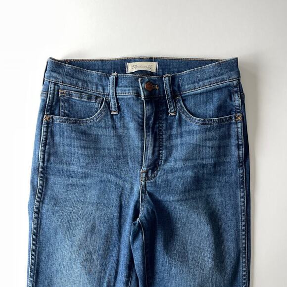 Madewell Tall 10" High Rise Roadtripper Supersoft Jeans Playford Wash 25 Tall - Picture 5 of 11